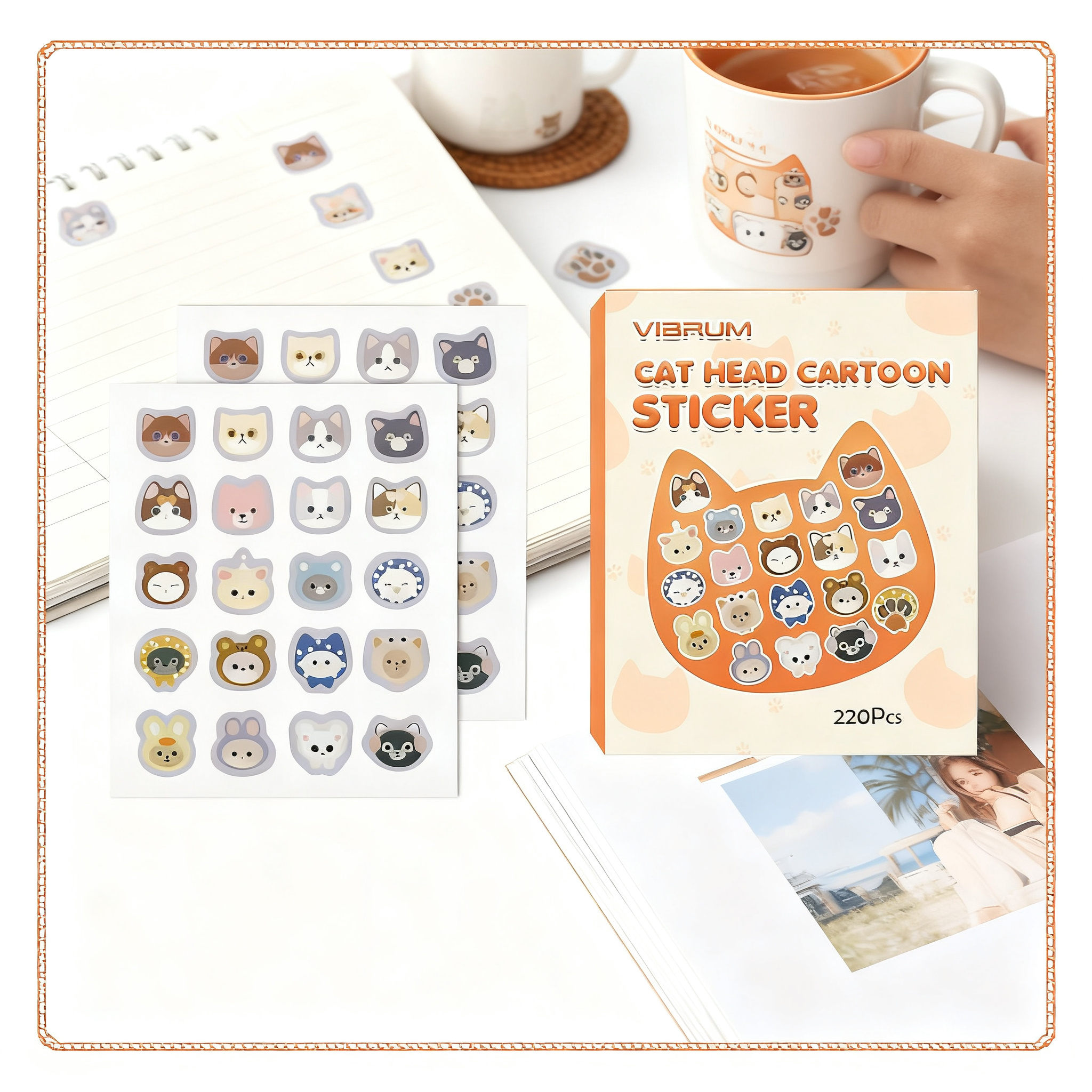 Skincare China - 1/2Box Cute Cat Head Cartoon Acne