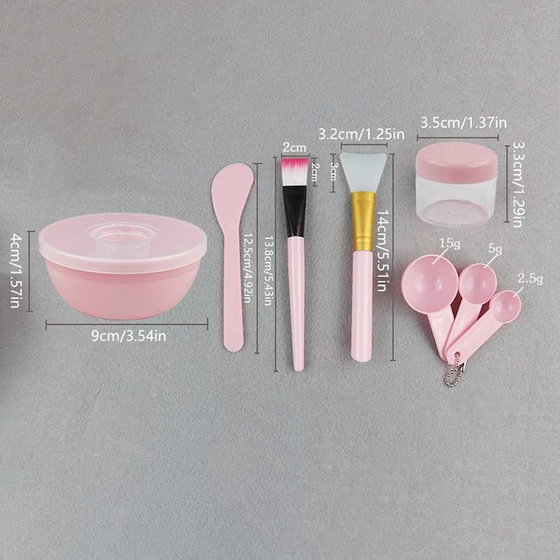 Skincare Scora - Facial Brush Mask Bowl Spoon Set
