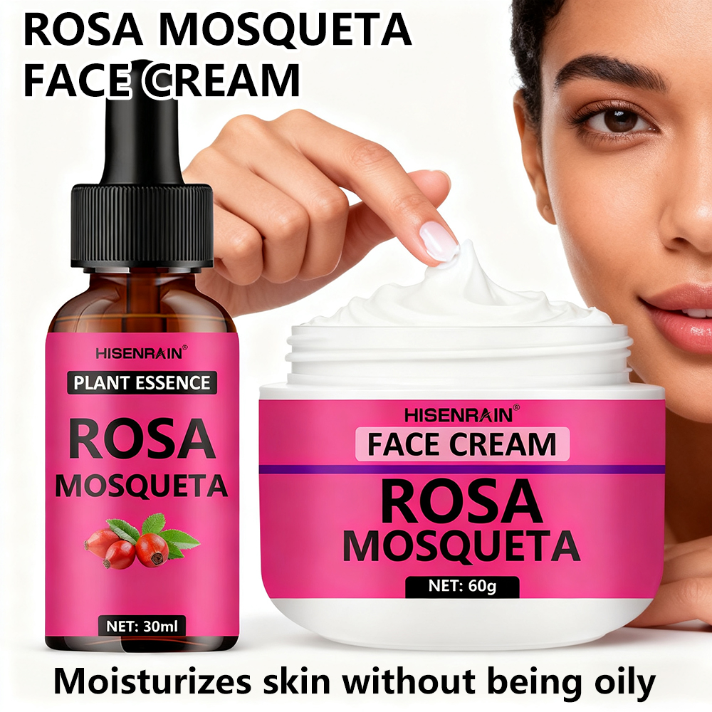 Skincare Oil Control - HISENRAIN Rosehip Skincare Set: Hydrating Serum