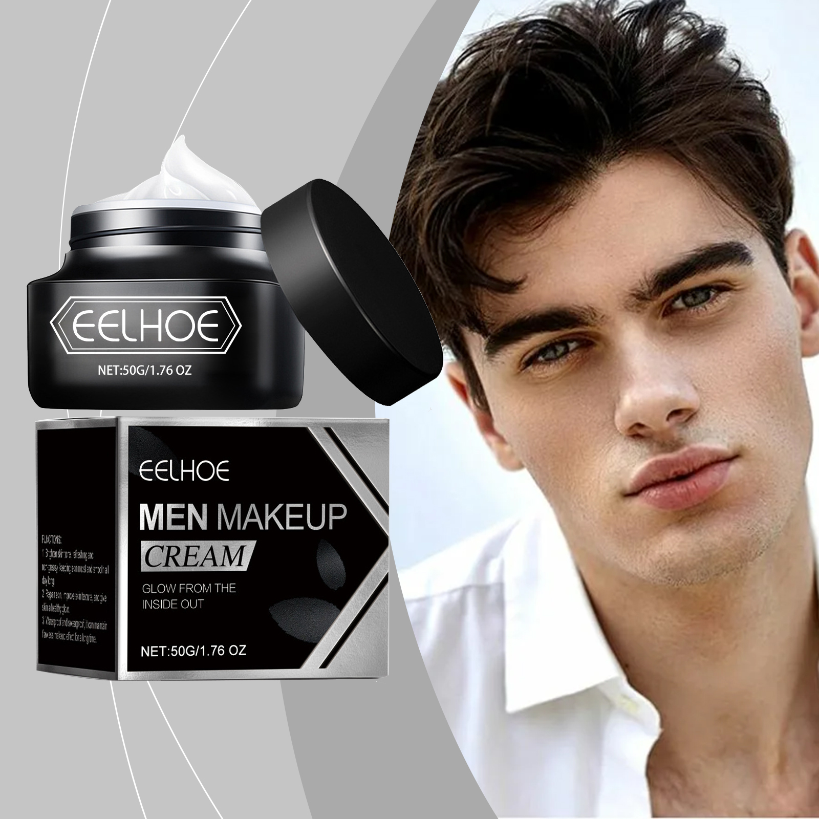 Skincare Oil Control - EELHOE BB Cream for Men Cosmetics