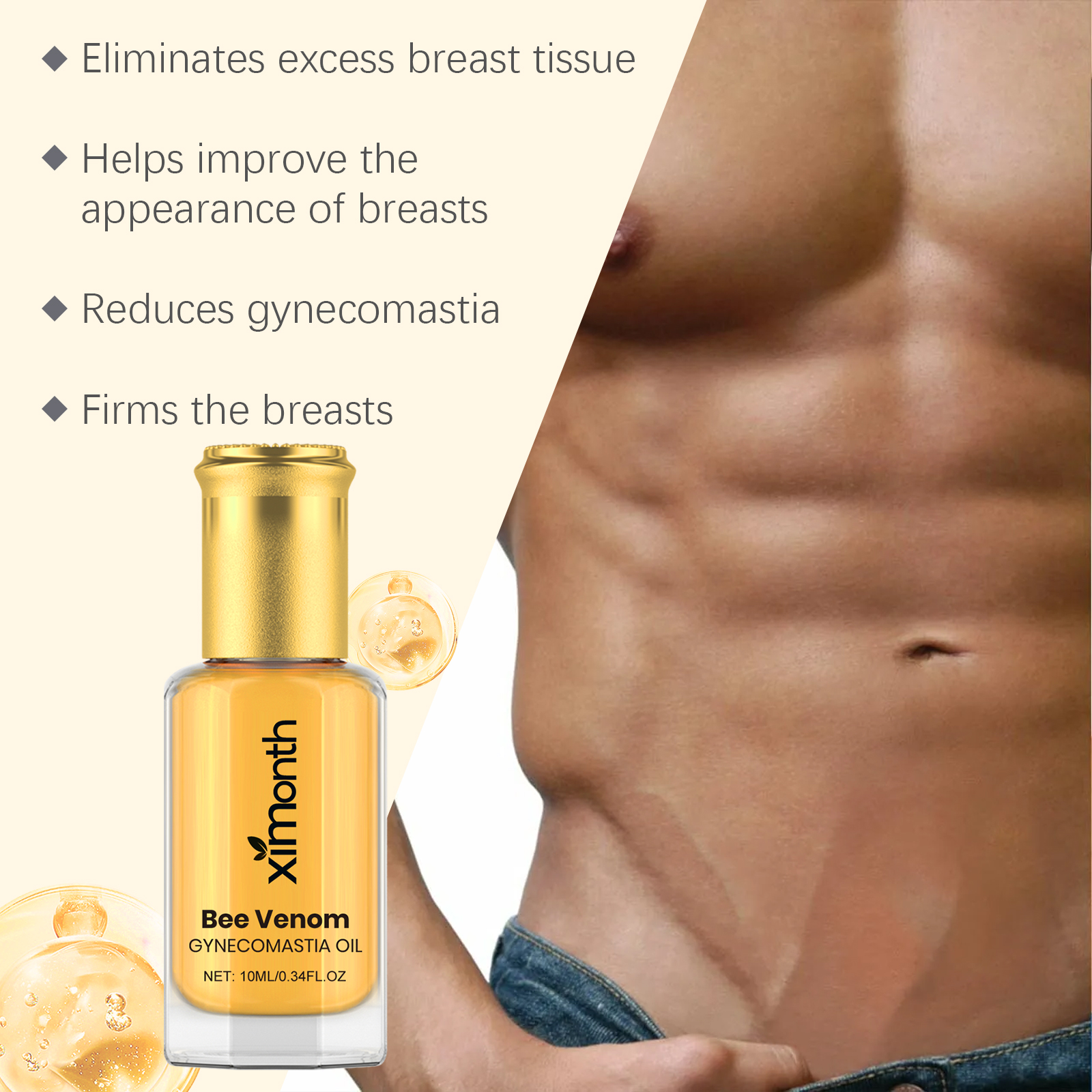 Bee Venom Men's Chest Massage  - Skincare China 评论和价格