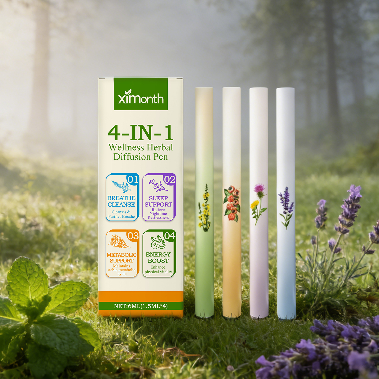 4 In 1 Air Freshening Pen Herb - Skincare Herbal 评论和价格