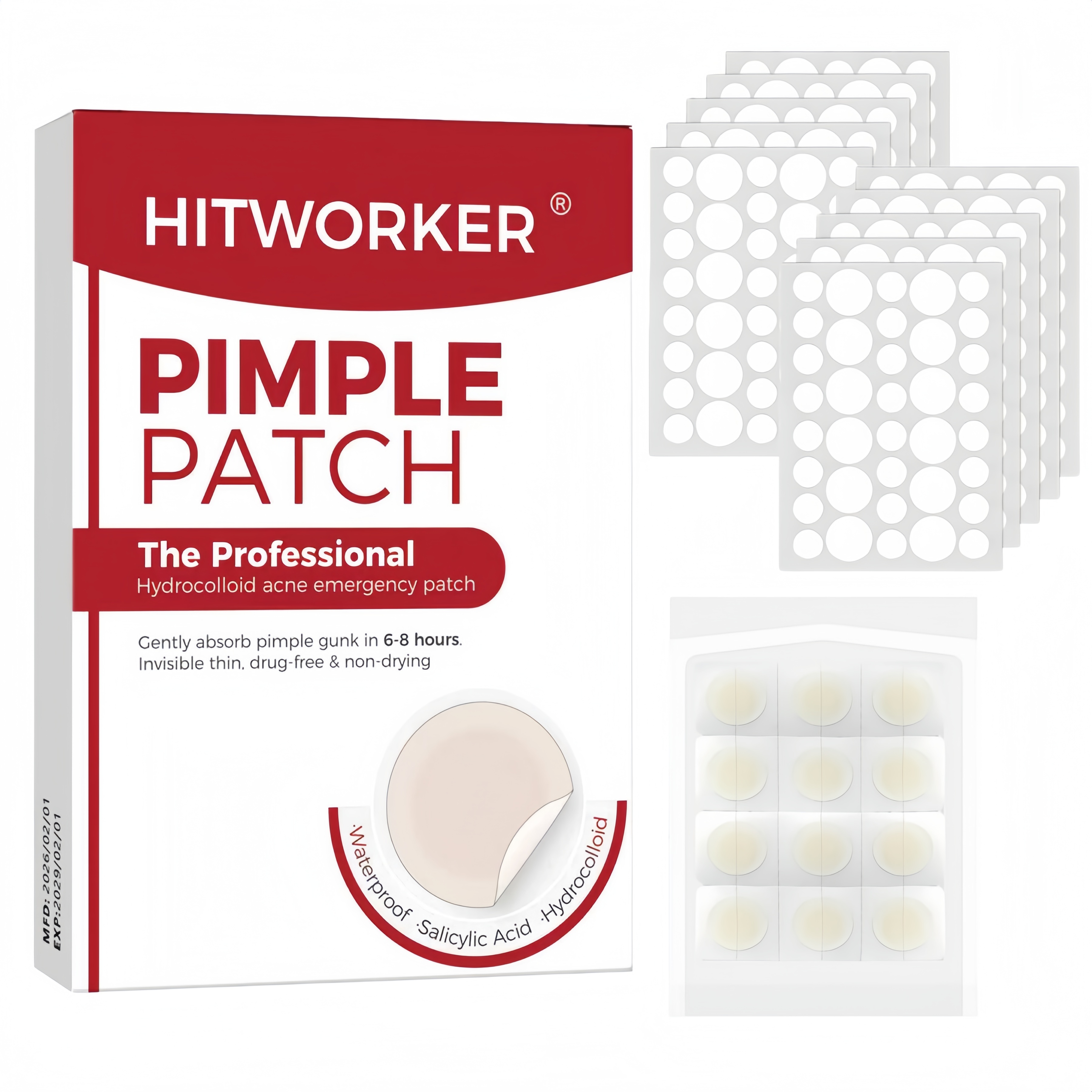 372 pieces of HITWORKER acne p - Skincare Oil Control 评论和价格