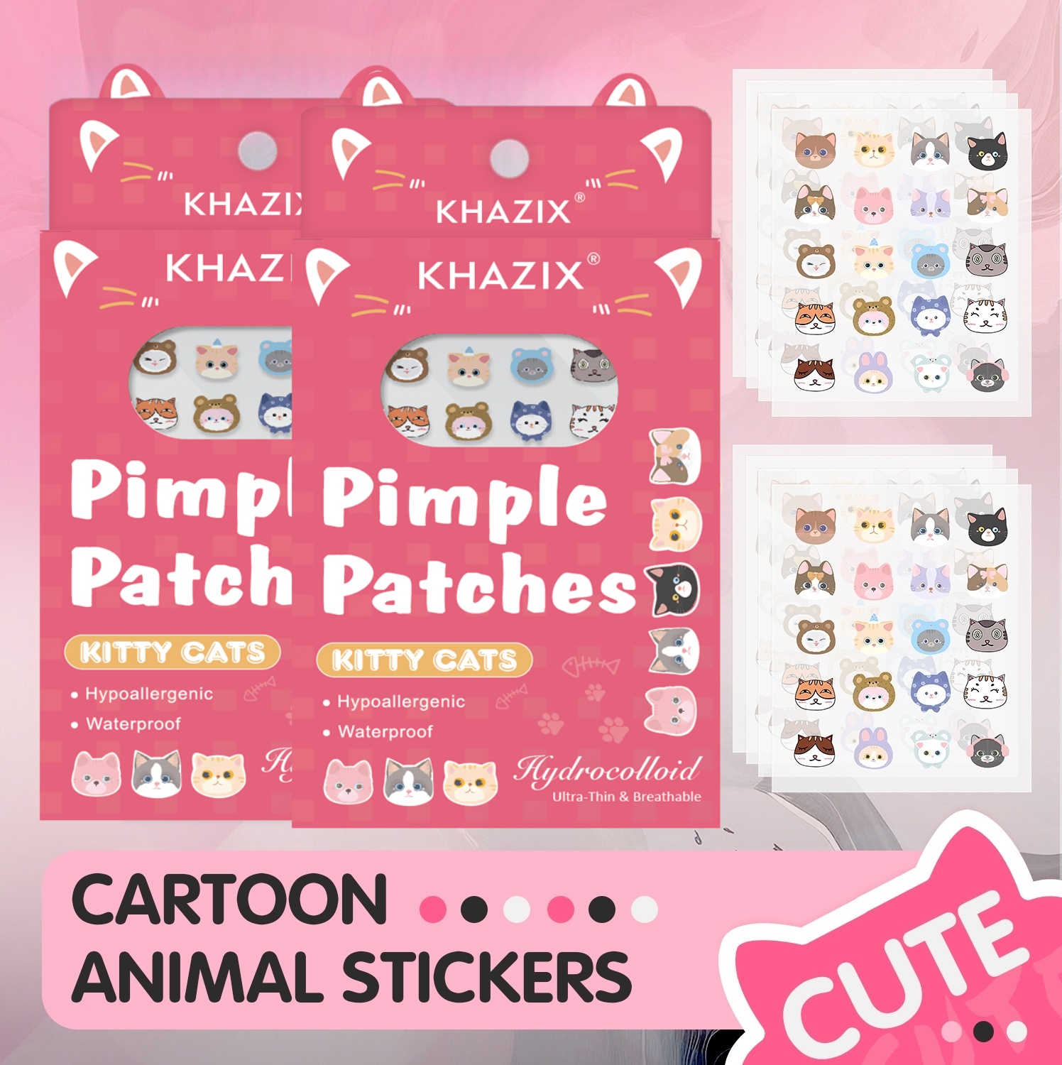 100 pieces of cartoon facial a - Skincare China 评论和价格