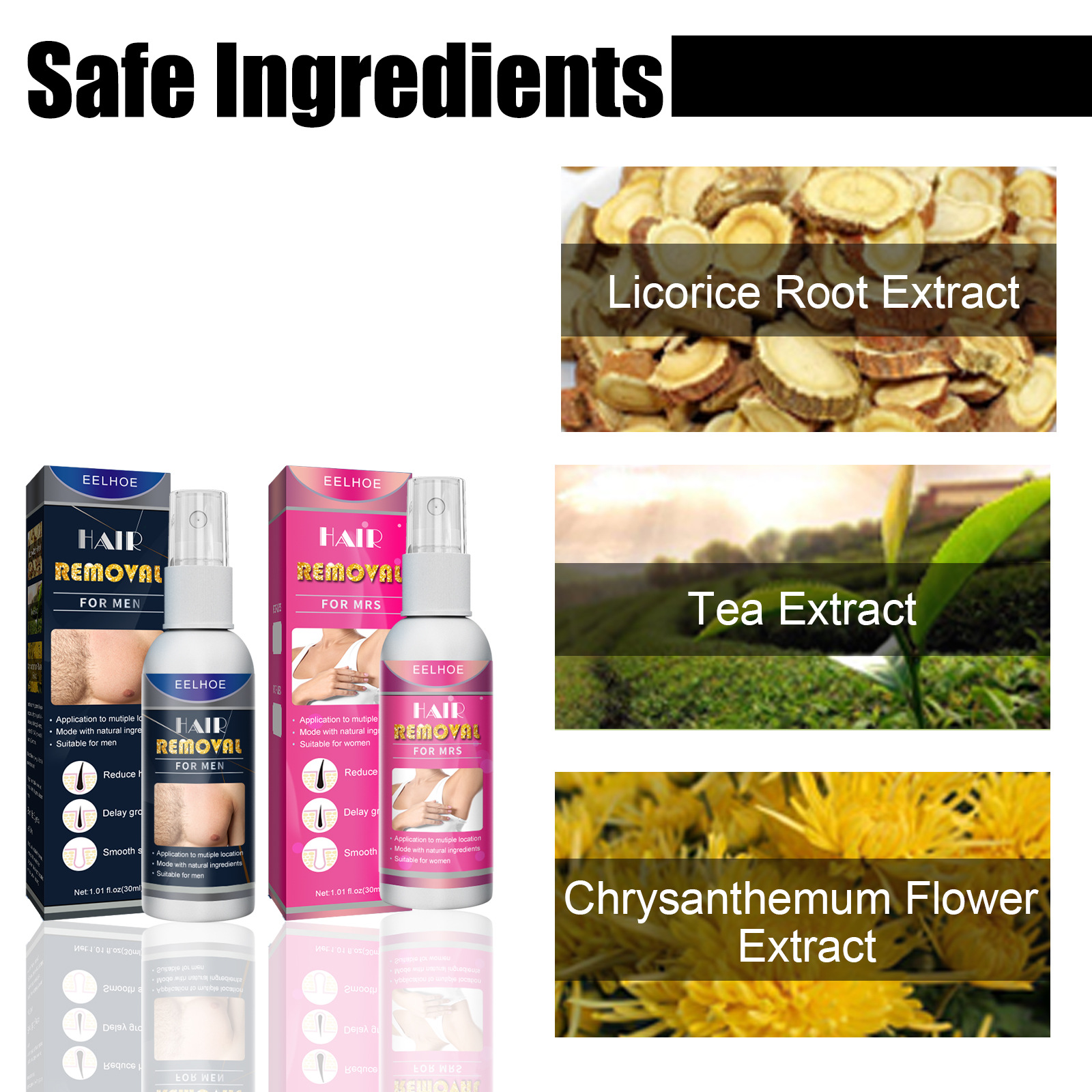 EELHOE 30ML Painless Hair Remo - Skincare Herbal 评论和价格
