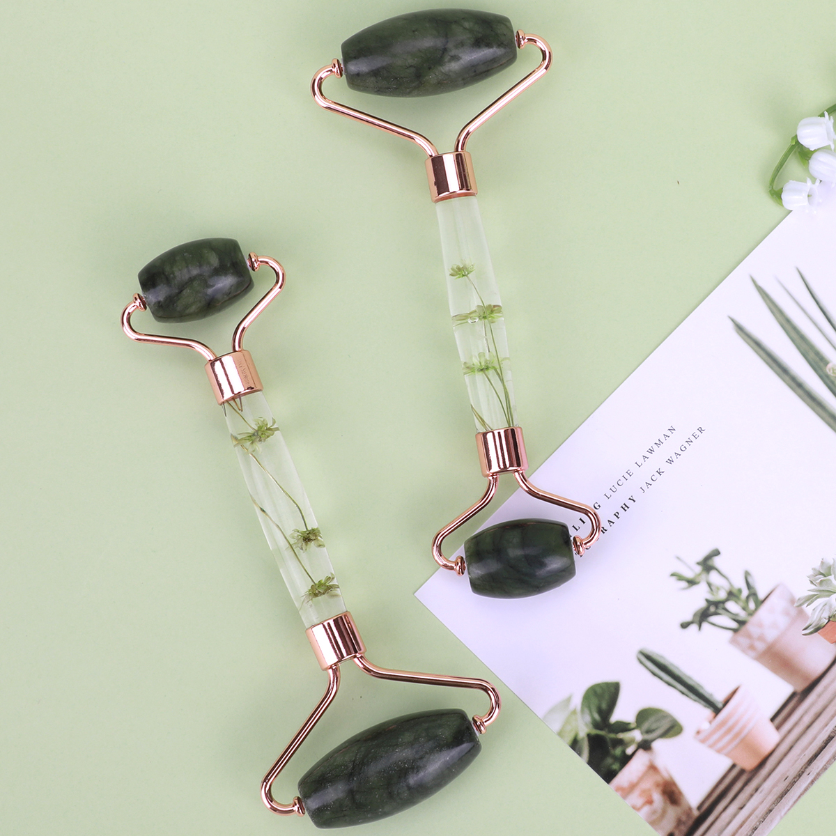 Natural Jade Roller Massager f - Skincare Scora 评论和价格